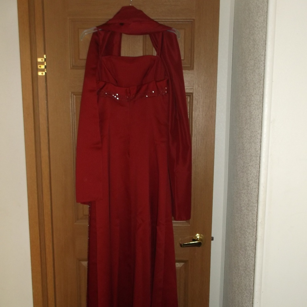 Alexia Designs Full Length Ballroom Dress W/ Sash